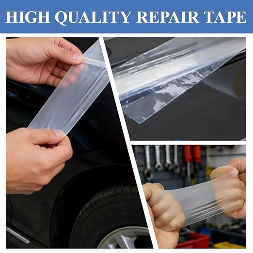 EVKILKJS Waterproof Repair Tape Thickened 0.3mm Reinforcement Bounce House Patch Repair Kit Weatherproof & Waterproof Fast Adhesion on Multiple Surfaces