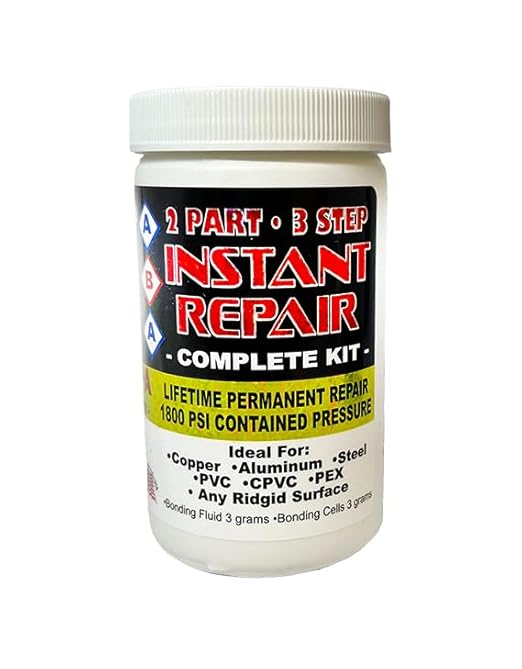 Instant Repair: Permanently Repair Holes in Pipes, Seal Cracked Tubing, Fix Leaks in Metal - Used by HVAC Plumbing, Automotive, and Marine Professionals