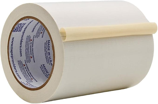 WOD DTC10 Advanced Strength Industrial Grade White Duct Tape, 6 inch x 60 ft. Waterproof, UV Resistant For Crafts & Home Improvement