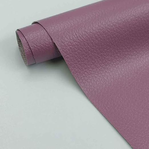 Leather Repair Patch,Self Adhesive Leather Repair Tape for Furniture,PU Leather Repair Kit for Car Seat, Couch, Sofa, Chair, (Light Purple,12X50 inch)