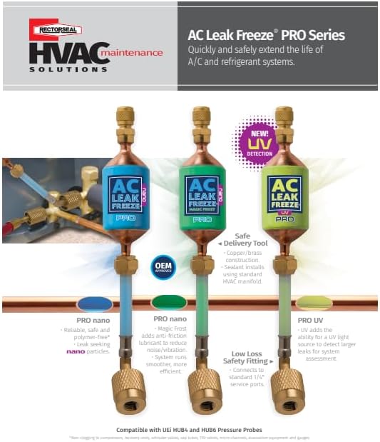 RectorSeal AC Leak Freeze 45308 Leak Sealant, Easy Application, HVAC, 0.5 oz.