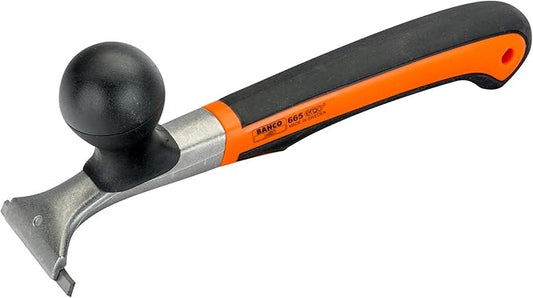 Bahco BAH665 Ergo Carbide Blade Scraper with 2-1/2" Blade, Heavy-Duty Hand Tool for Paint, Rust, & Adhesive Removal on All Surfaces, with Ergonomic Handle & Extra-Wide Blade for High-Strength Scraping