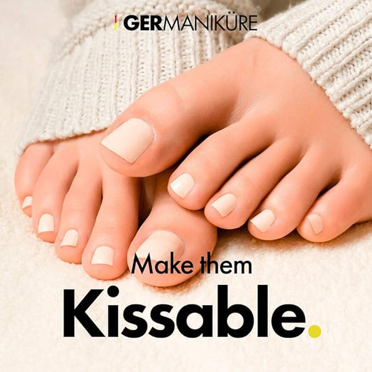 GERMANIKURE Pedicure Bar, Foot File, & Callous Remover - Black Glass with No Sleeve Ethically Made in Czech Republic