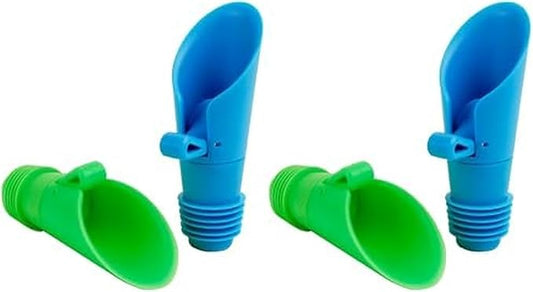 Houdini Flipper Wine Pourer Bottle Stoppers, Set of 2, Assorted Colors (Pack of 2)
