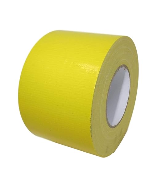 GGR Supplies T.R.U. CDT-36 Industrial Grade Duct Tape. Waterproof and UV Resistant. Multiple Colors Available. 60 Yards. (Yellow, 4 in.)