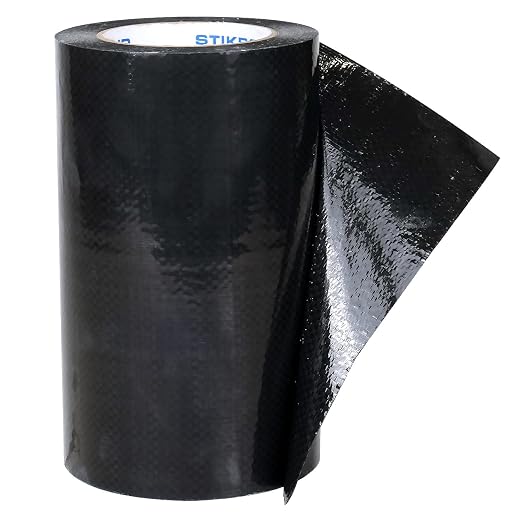 1-Pack RV Underbelly Repair Tape 8'' x 50Ft Waterproof Flex Belly Tape with Sealing Fabric Permanent for RV Tarps, Awnings Fixing, Mobile Homes,RV