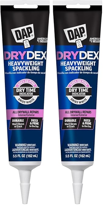 DAP 12346 Drydex 5.5 Oz Raw Building Material, 5.5-Ounce, Pink/White (Pack of 2)