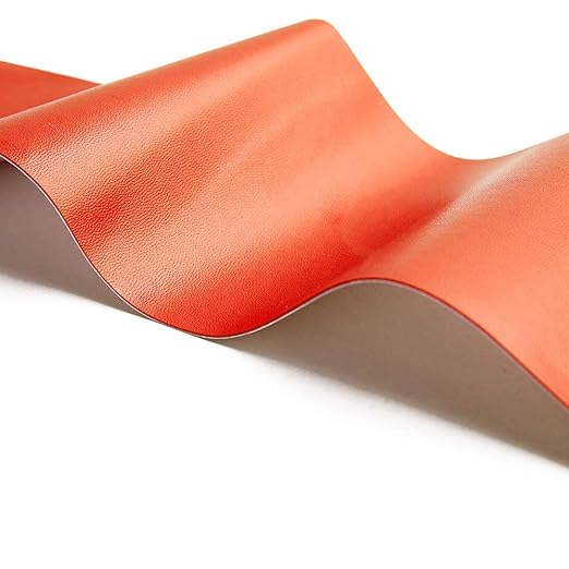 Leather Repair Patch Kit Orange 4 x 60 inch Leather Repair Tape Self Adhesive Patch for Furniture, Couch, Sofa, Car Seats Computer Chair First Aid Vinyl Repair Kit