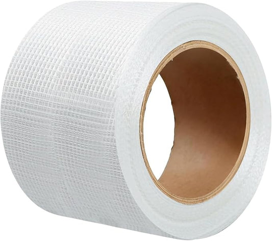 Drywall Joint Tape, 4 Inch x 100 Ft Self Adhesive Drywall Tape, Wall Patch Repair Roll, Fiberglass Mesh Tape for Drywall Repair, Wall Cracks and Ceiling Gaps