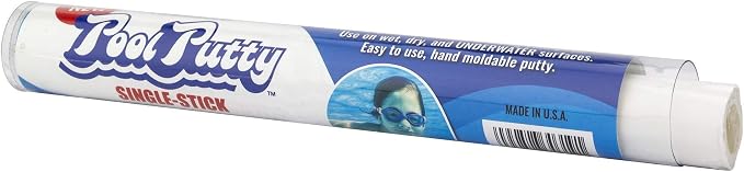 Single-Stick 4 oz | Pool & Spa Repair | Easy for Anyone to DIY | Works Underwater or Above | Fix Cracks Leaks in Concrete, Fiberglass & Other Surfaces | by Atlas Minerals