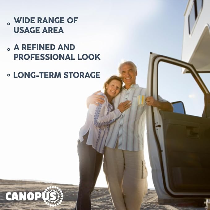 CANOPUS Butyl Seal Tape, Black, 1/8-in x 3/4-in x 30-ft, Heavy Duty, Waterproof Sealant Putty Tape, Rubber Tape to Seal RV, Boat, Home Pipes and Car Windows Leaks