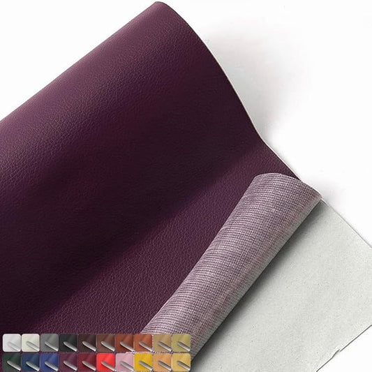 20x20 Inches Leather Repair Patch Self Adhesive, Leather Patch Tape for Furniture, Adhesive Leather Tape for Car Seat Repair, Leather Couch Repair Patch Kit