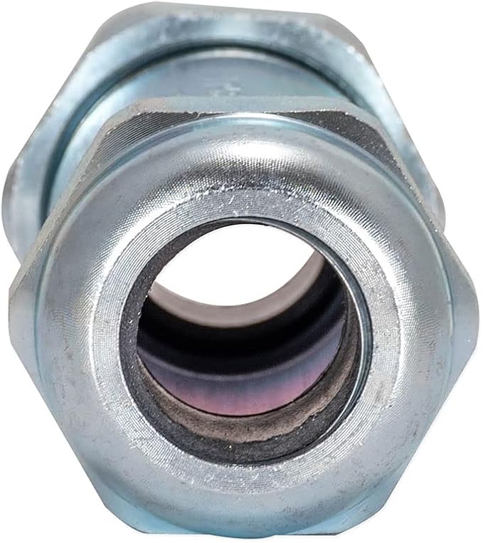 Eastman 3-7/8 Inch Long Pattern Compression Coupling, 1/2 Inch IPS, Galvanized Steel, 20562 (Pack of 2)