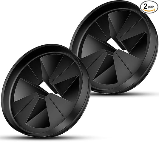 Sink Baffle 3 3/8" QCB-AM Replacement for InSinkErator Evolution Series, Garbage Disposal Splash Guards Removable Quiet Collar Drain Plugs, Garbage Disposer Accessories