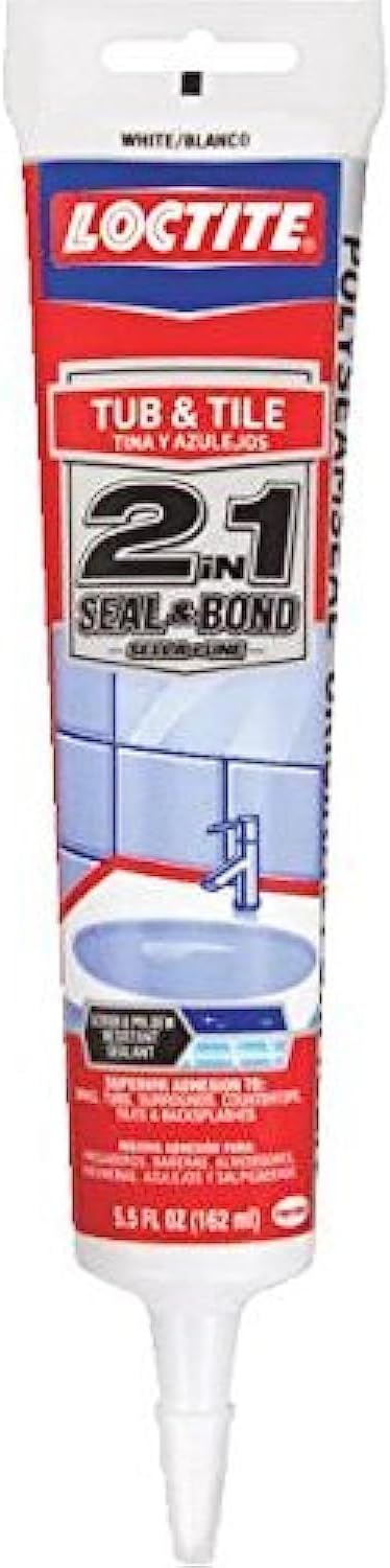 Loctite Polyseamseal Tub & Tile Adhesive Caulk 5.5 Ounce
