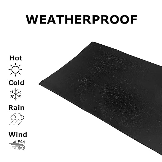 RV Roof Tape, 4" x 10' Black - UV-Resistant Camper Roof Sealant, Stops Leaks - Eternabond Equivalent