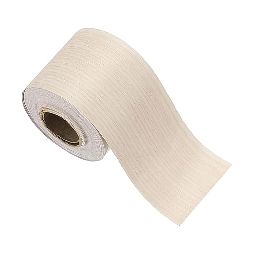 PATIKIL Wood Grain Tape 2" x 32 ft, Self-Adhesive Wood Texture Repair Tape Realistic Wooden Effect Patch for Furniture Cabinets Floor Walls, Poplar Wood