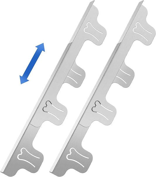 Amundo Stove Gap Covers - Stainless Steel, Stove Counter Gap Covers, Oven Gap Cover Length Retractable 13.8" to 27.5" for a Variety of Furnaces, Heat Resistant & Effectively Sealing Spills in Kitchen