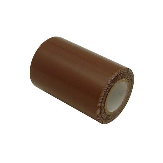 J.V. Converting JVCC Patch & Repair Tape for Leather and Vinyl Surfaces, 3 in. (72mm Actual) x 15 ft. (Black)