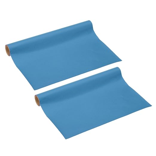 PATIKIL Leather Repair Patch, 2 Pack 10 x 24 Inch Self-Adhesive Vinyl Patch Furniture Tape Repair Kit for Sofas Couches Stools Chairs Cabinets Bags, Blue