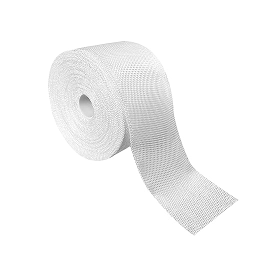 Acuteye Fiberglass Cloth Roll, 2 Inches*99 Feet 6oz Plain Weave Non Adhesive Fiberglass Cloth Strip for Repairing and Reinforcing Pipes, Sinks, Bathtubs, Boats, Cars (1, 2'' * 99')