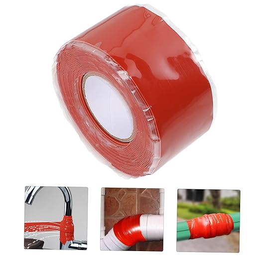 Alipis 4pcs Pipe Sealing Tape Sealant for Emergency Repairs Self-Adhesive Flexible for Plumbing Faucet Leaks and Heating Joints