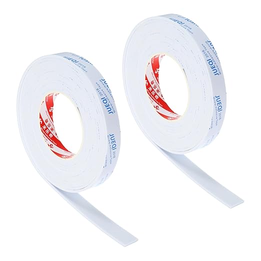 PATIKIL 3/4" W x 1/8" T x 16.4Ft EVA Single Sided Foam Tape, 2Pcs Multipurpose Sealing Strip Foam Waterproof Weather Stripping Foam Sealing Foam Strips with Adhesive for Door, White