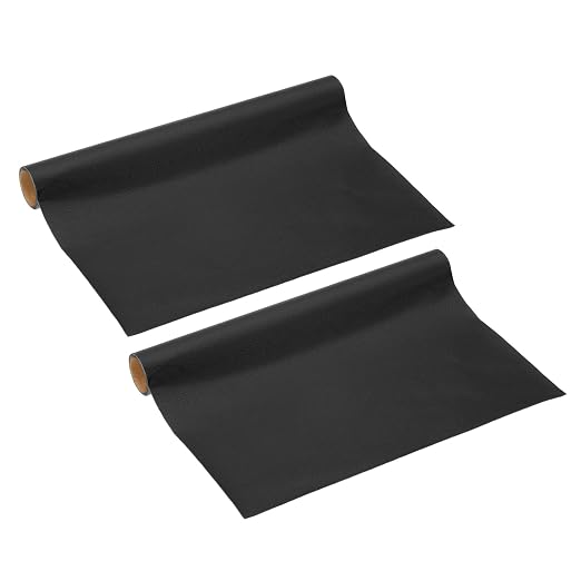 PATIKIL Leather Repair Patch, 2 Pack 10 x 24 Inch Self-Adhesive Vinyl Patch Furniture Tape Repair Kit for Sofas Couches Stools Chairs Cabinets Bags, Black