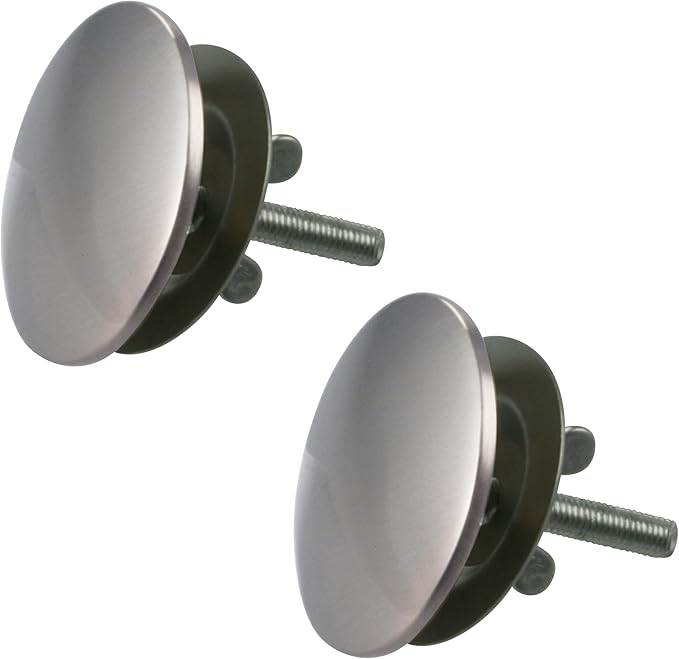 Westbrass D202-26 2" Kitchen Sink Hole Cover, Polished Chrome (2-Pack)
