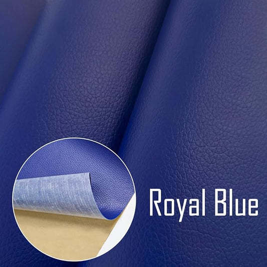 20 X 78 Inches Leather Repair Kit for Furniture, Waterproof Leather Tape Patch Couch Covers Car Seat Repair Self Adhesive Leather Repair Kit (Royal Blue)