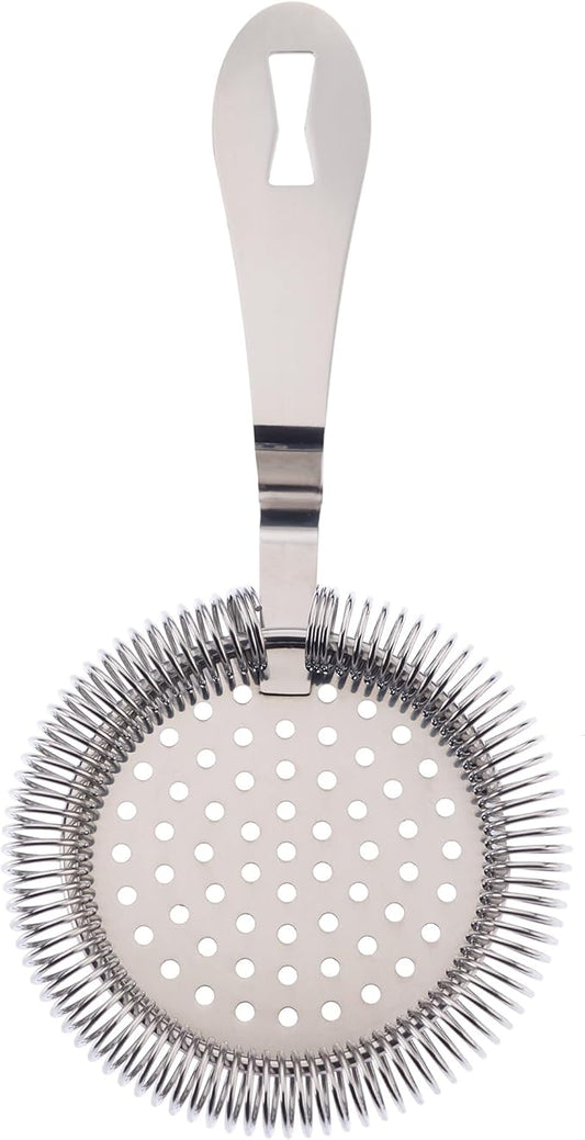 Barfly Deluxe Antique Hawthorne Spring Strainer, Stainless Steel