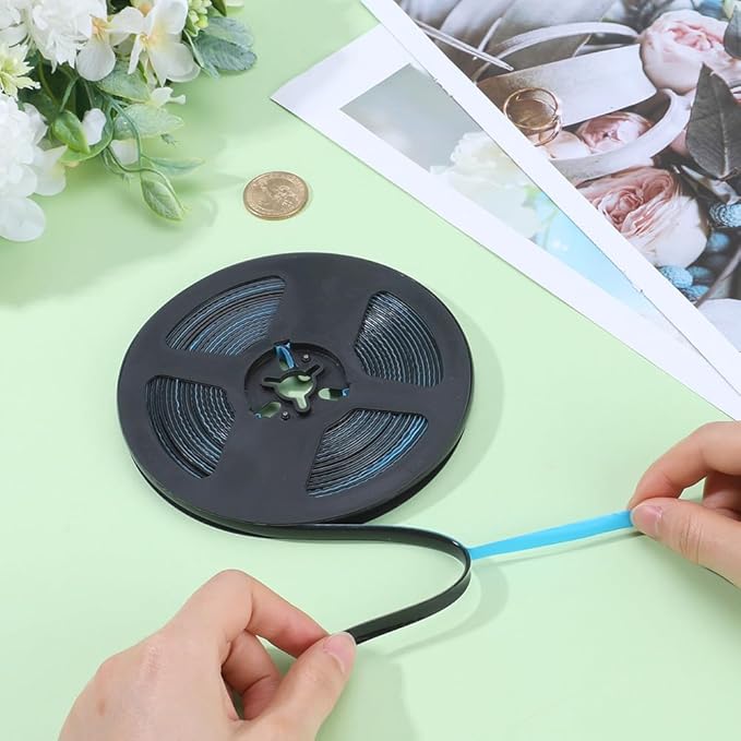 GORGECRAFT 20Ft Caulk Strip 1/3" Self Adhesive Black Bathroom Corner Ceramic Tile Caulking Gap Tape Moulding Trim Strips Decorative Sealing Sealant Edging Tape for Stove Sink Toilet Bathtub Wall