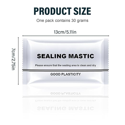 2026 Upgraded Repair Sealing Clay, Waterproof Sealant Mastic,Quick Mending Mud for Drain Connection, Wall Hole, Air Conditioning Hole Waterproof Seal Putty (4)