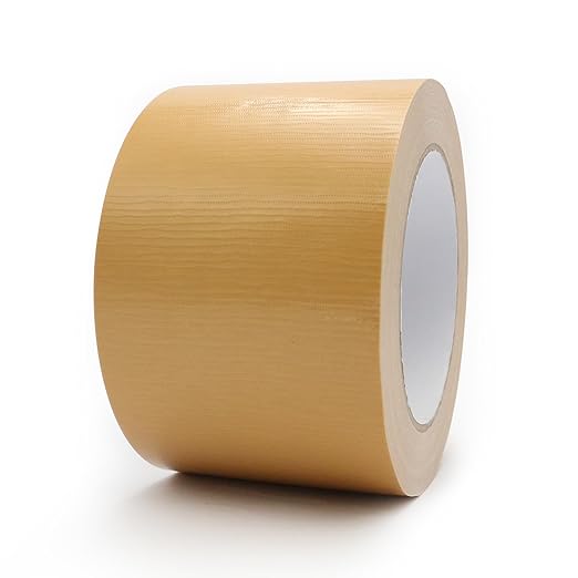 Heavy Duty Duct Tape 3 Inch X 33 Yards, 8.5 Mil Thickness, Multi Purpose Brown Duct Tape, No Residue, Waterproof and Tear by Hand - for Repairs, Industrial, Professional Use