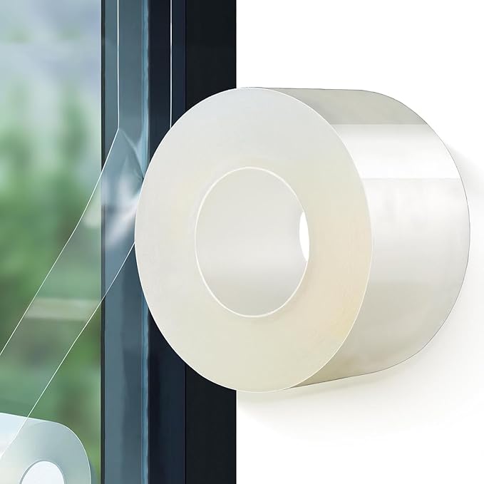 Window Weather Sealing Tape, No Residual Insulation Tape - Weather Stripping Draft Seal Tape for Doors, AC (2IN*99FT)
