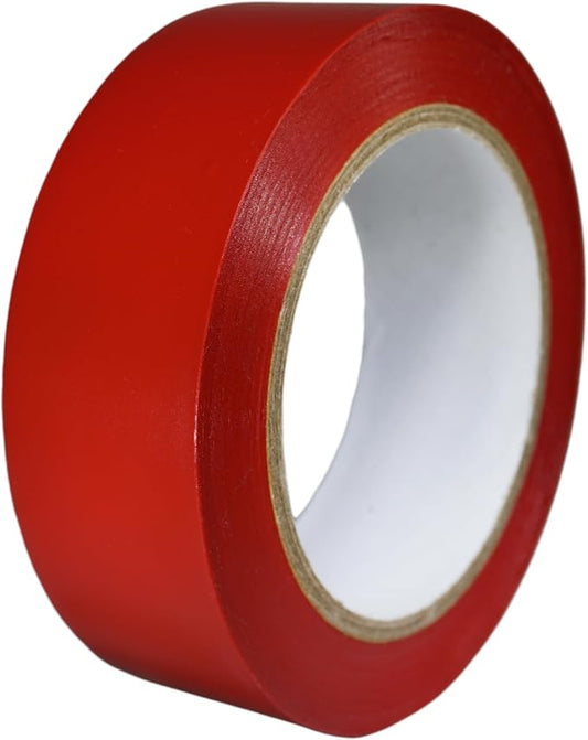 GGR Supplies T.R.U. CVT-536 Red Vinyl Pinstriping Dance Floor Tape: 1.5 in. Wide x 36 yds. Several Colors