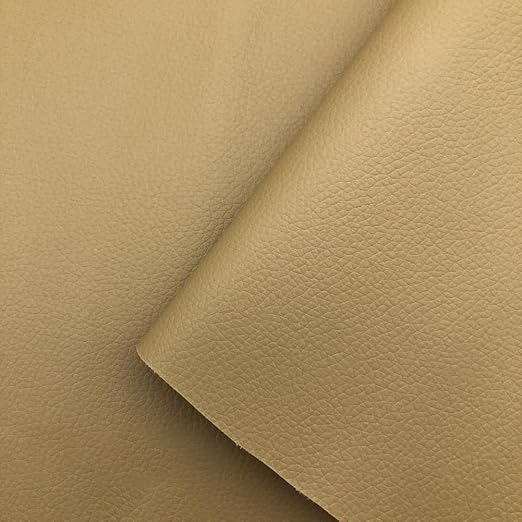 Self Adhesive Leather Repair Patch Khaki Faux Leather Fabric 19.7 x 54 Inch Leather Repair Tape Kit for Upholstery, Furniture, Couch, Sofa, Car Seats, Chairs