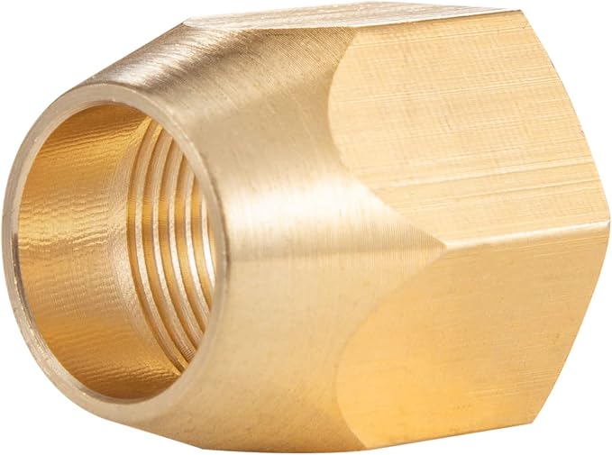 10PCS Soild Brass Air Reusable Hose Splicer For 1/4-Inch ID Hose,1/4" Air Hose Repair Fitting