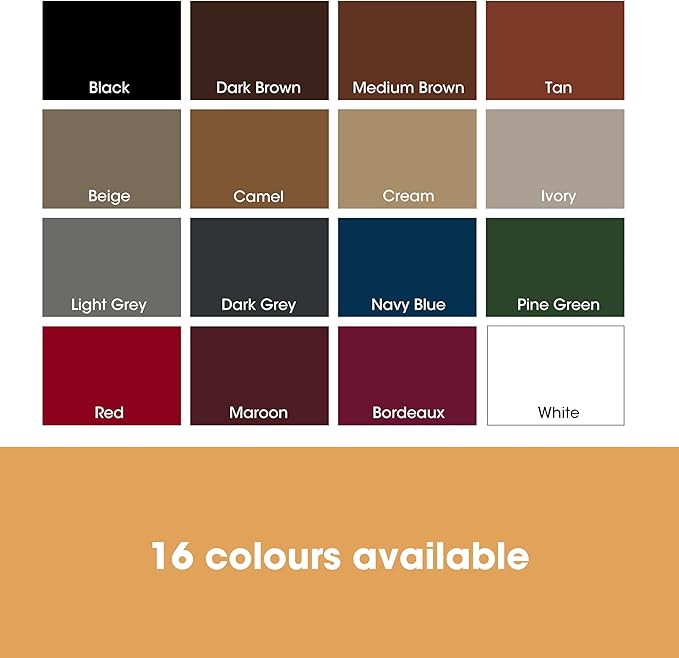 Furniture Clinic Leather Repair Paint | 2-in-1 Seal and Color | Use on Scratches, Tears, and Holes in Car Seats, Furniture | Quick and Easy Leather Repair Kit for Furniture (Maroon, 50ml / 1.7oz)