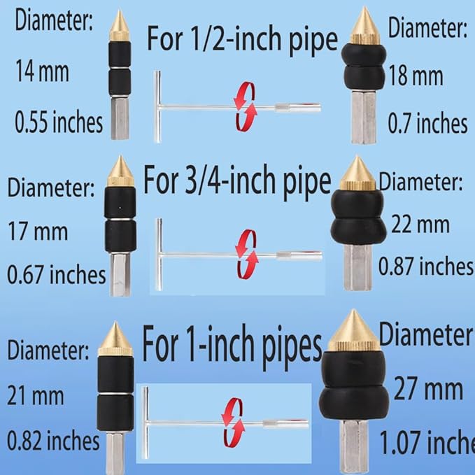 Emergency Pipe Water Stopper, Hot Melt Water Stop, Kit for Pipe Water Stopper, Plumbing Tools for Professional Plumber, Water Stop Needle