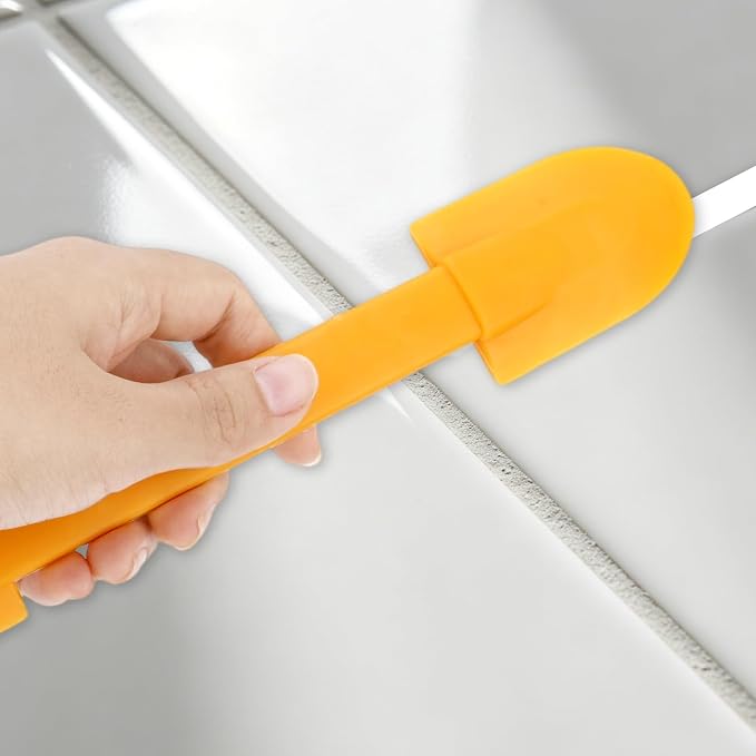 6pcs Caulking Tool, Reusable Sealant Spatula Spreader 3 Sizes Grout Caulk Finishing Tool Multifunctional Caulking Remover/Smoothing Applicator for Tiles Brick Kitchen Bathroom