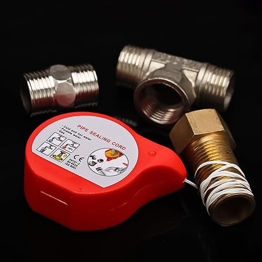 Professional Anti-Leak Thread Sealing Cord - Hose Repair Tape, Plumbing Leak Repair Rope | High Temperature Resistant Hose Fix Rope for Home Industry Pipes Garden Irrigation Automotive