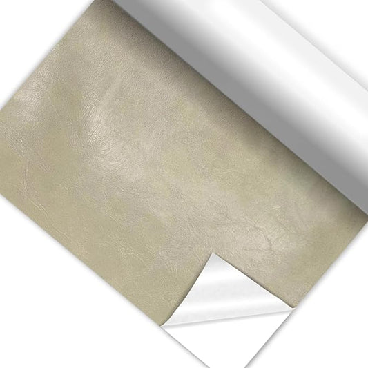 8x47 Inch Leather Repair Tape,Self Adhesive Leather Patches for Furniture,Vinyl Repair Kit for Couches,Bed,Car Seats,Chair (Light Gray)