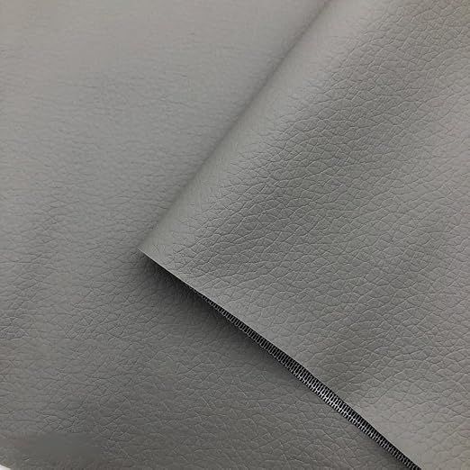 Self Adhesive Leather Repair Patch Gray Faux Leather Fabric 19.7 x 54 Inch Leather Repair Tape Kit for Upholstery, Furniture, Couch, Sofa, Car Seats, Chairs