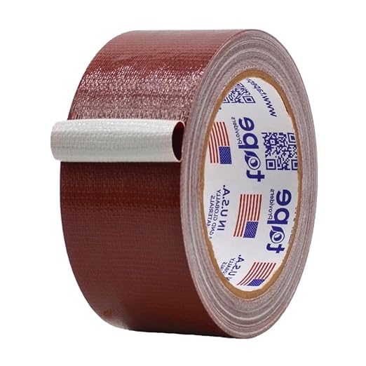 MAT Duct Tape Burgundy Industrial Grade, 2 inch x 60 ft. Waterproof, UV Resistant for Crafts, Home Improvement, Repairs, & Projects