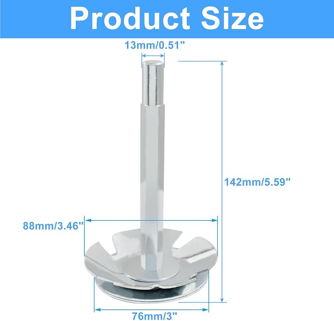 Biaungdo 3 Inch Plumbing PVC Pipe Reamer Cutter, PVC Pipe Fitting Socket Saver Pipe Reamer Tool for Removing SCH 40 from Hub, Fits 1/2 Inch Speed Power Drill