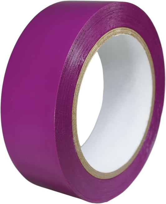 GGR Supplies T.R.U. CVT-536 Purple Vinyl Pinstriping Dance Floor Tape: 1.5 in. Wide x 36 yds. Several Colors