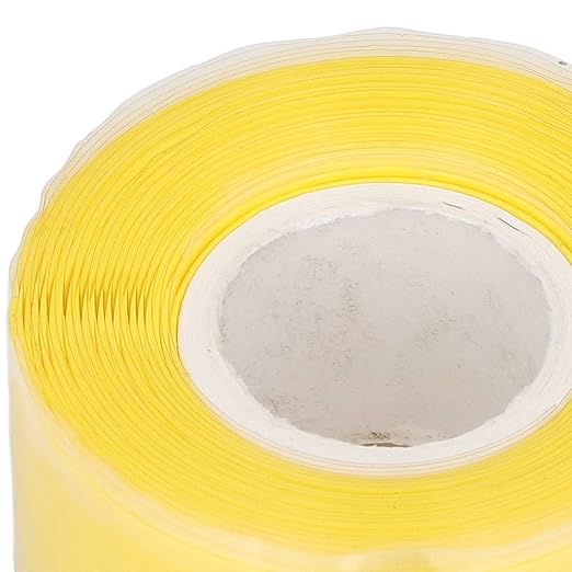 Waterproof Self-Welding Silicone Tape for Sealing Repair of Water Pipe Hoses (Yellow)