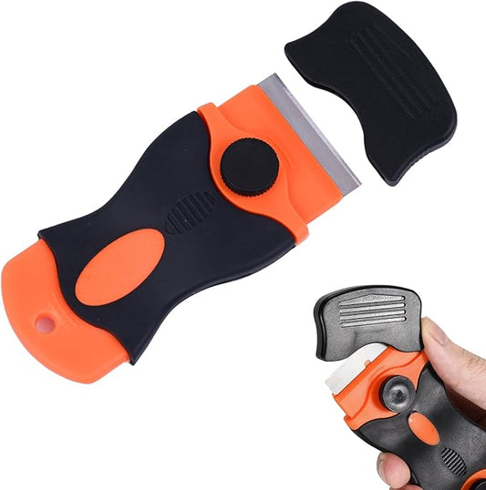 Multi functional cleaning shovel tool, ergonomically designed, suitable for paint scrapers on glass, stickers, tones, stickers, labels, sealants, adhesives