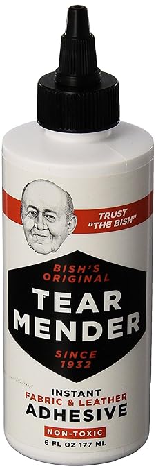 Tear Mender Instant Fabric and Leather Adhesive, 6 oz. Bottle, 12 Pack, TG-6H-C12